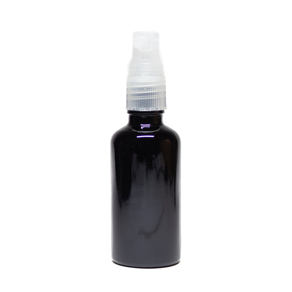 Frasco Negro 50ml con Atomizador