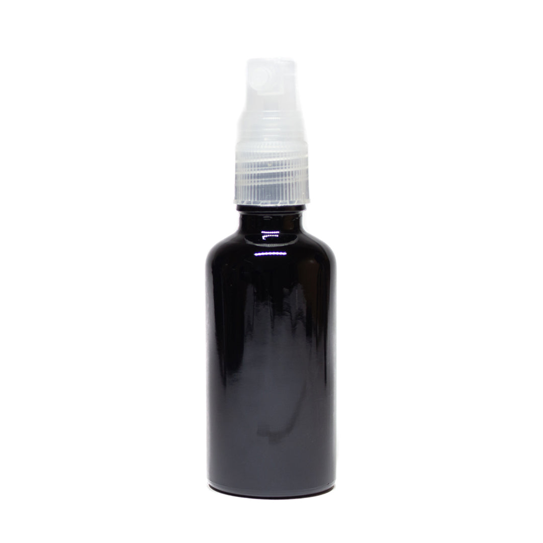 Frasco Negro 50ml con Atomizador