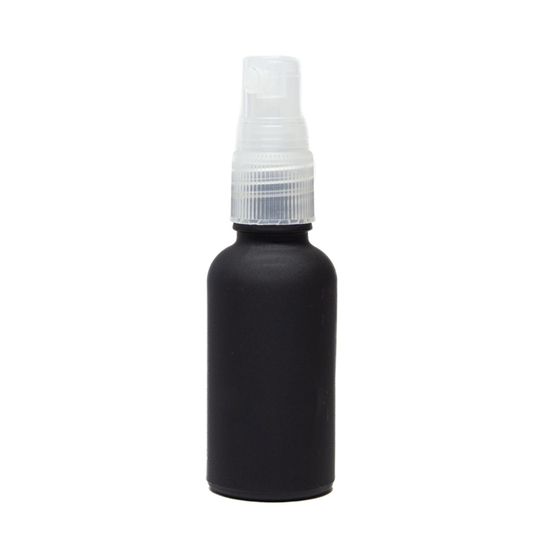 Frasco Negro Matizado 30ml con Atomizador