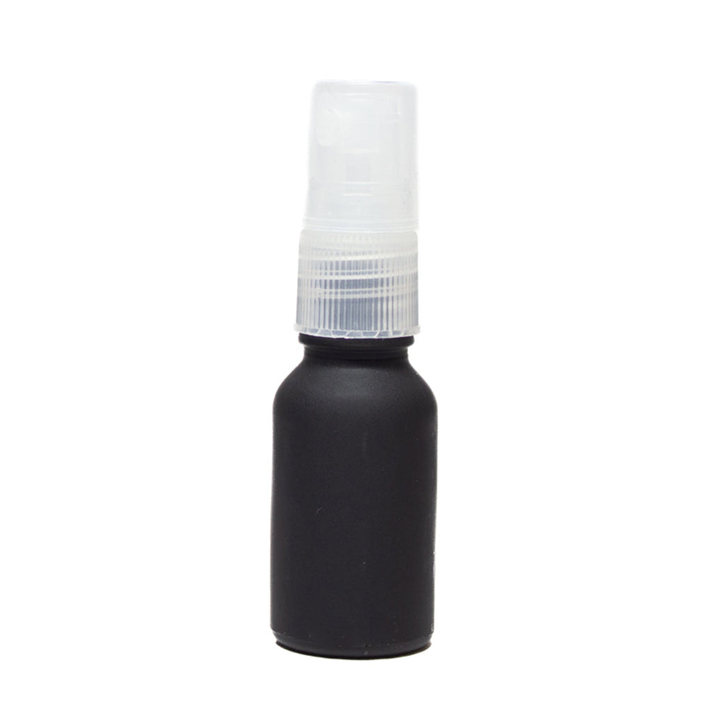 Frasco Negro Matizado 15ml con Atomizador