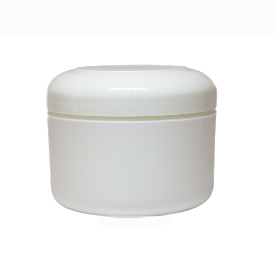 Pomadera Doble Fondo Blanco 240ml