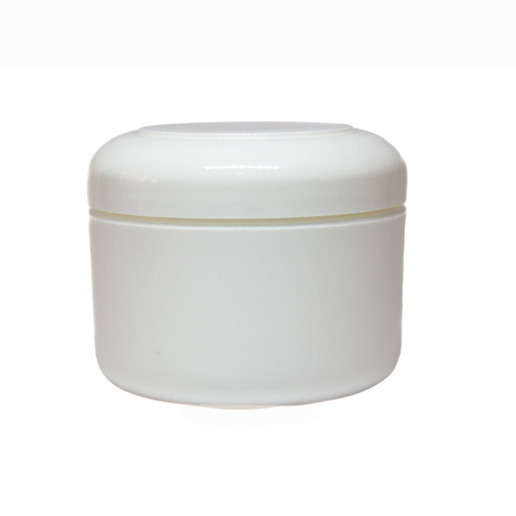 Pomadera Doble Fondo Blanco 40ml