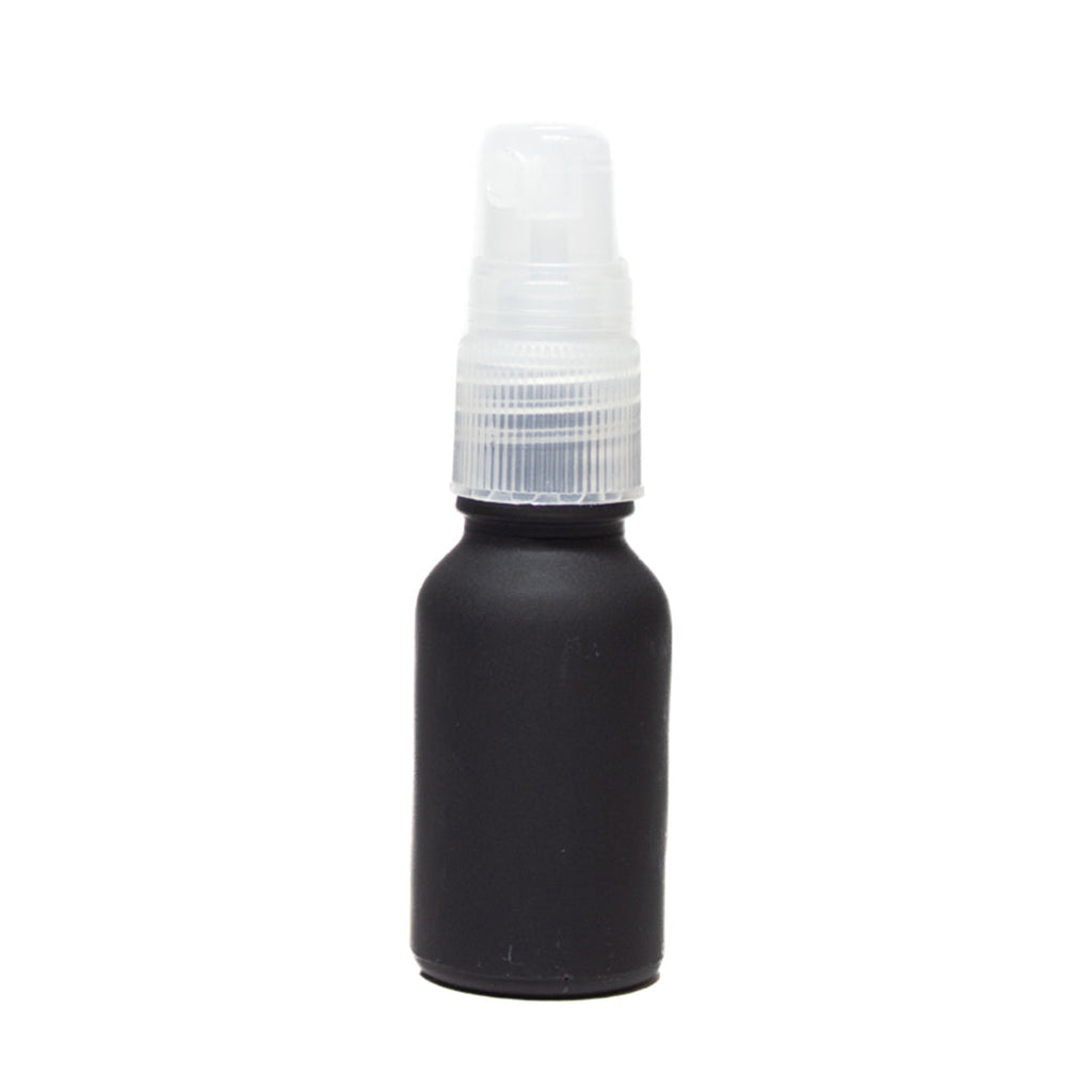 Frasco Negro Matizado 15ml con Atomizador