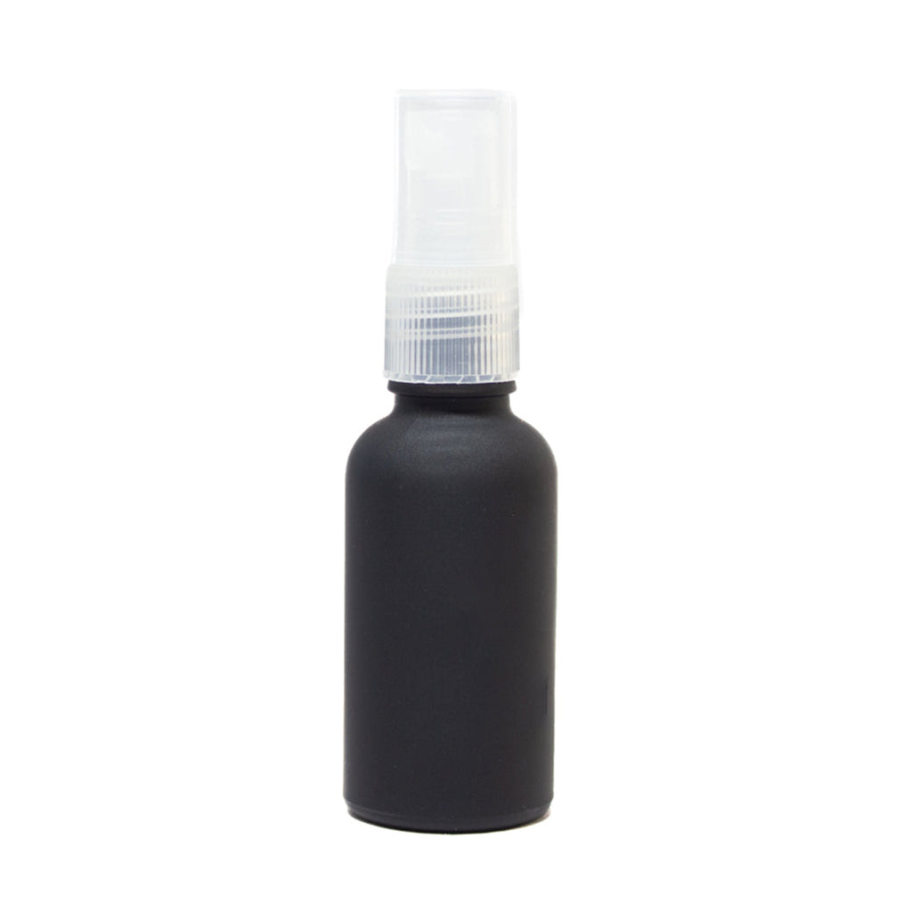 Frasco Negro Matizado 50ml con Atomizador