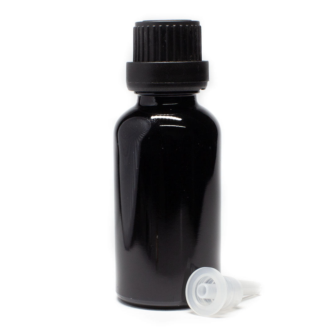 Frasco Negro 30ml con Inserto