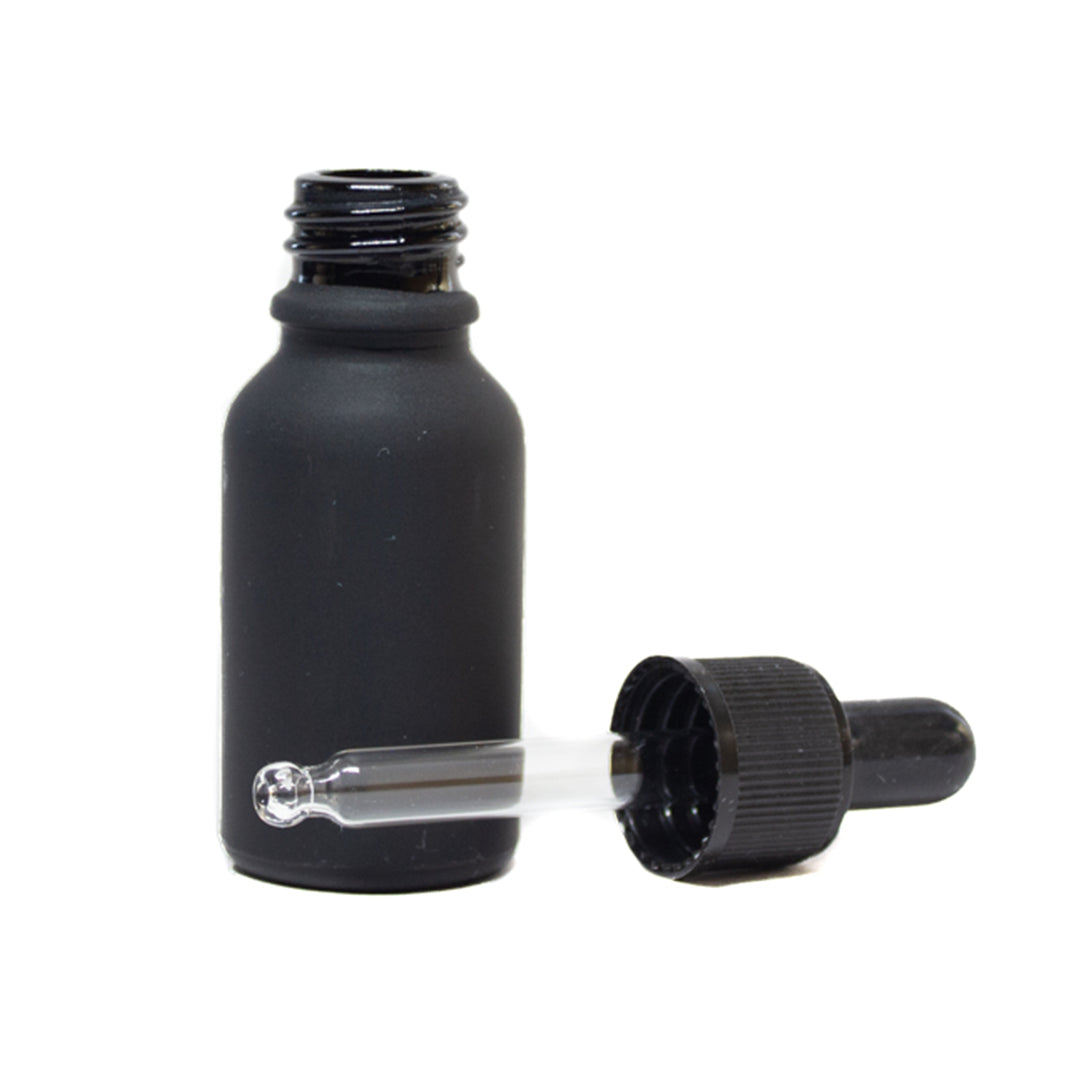 Frasco Negro Matizado 15ml con Bulbo