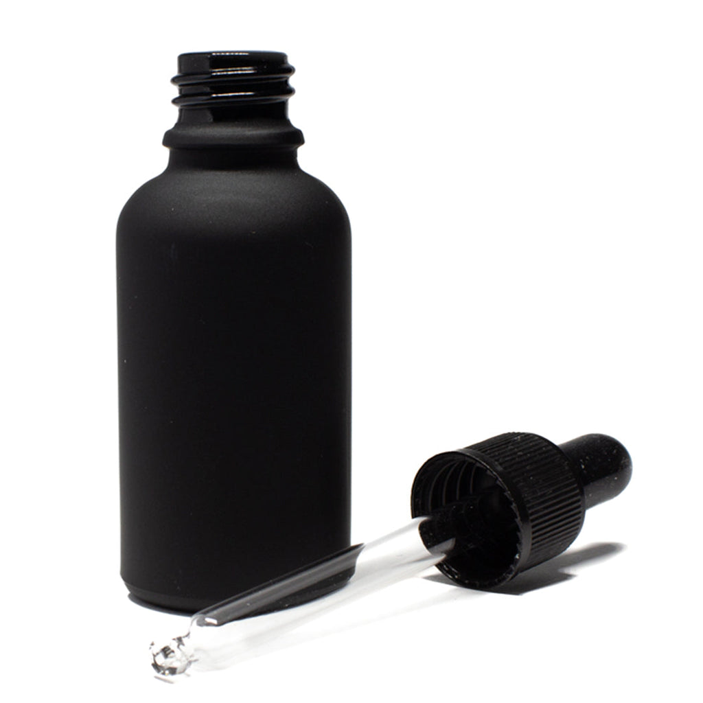 Frasco Negro Matizado 30ml con Bulbo