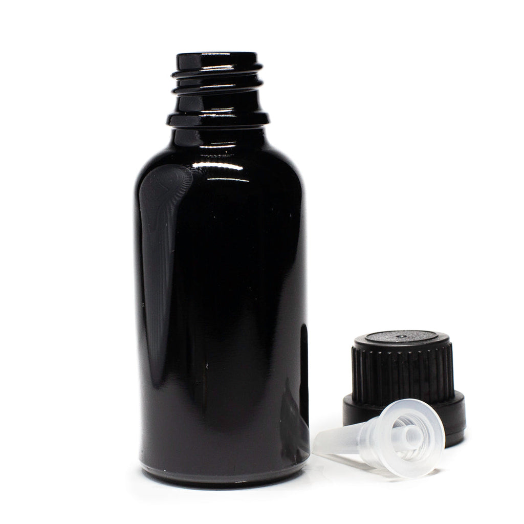 Frasco Negro 30ml con Inserto