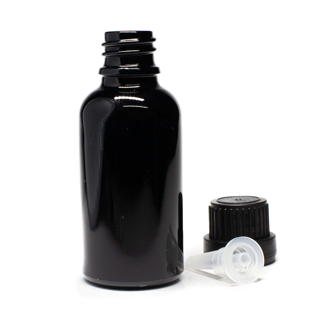 Frasco Negro 50ml con Inserto