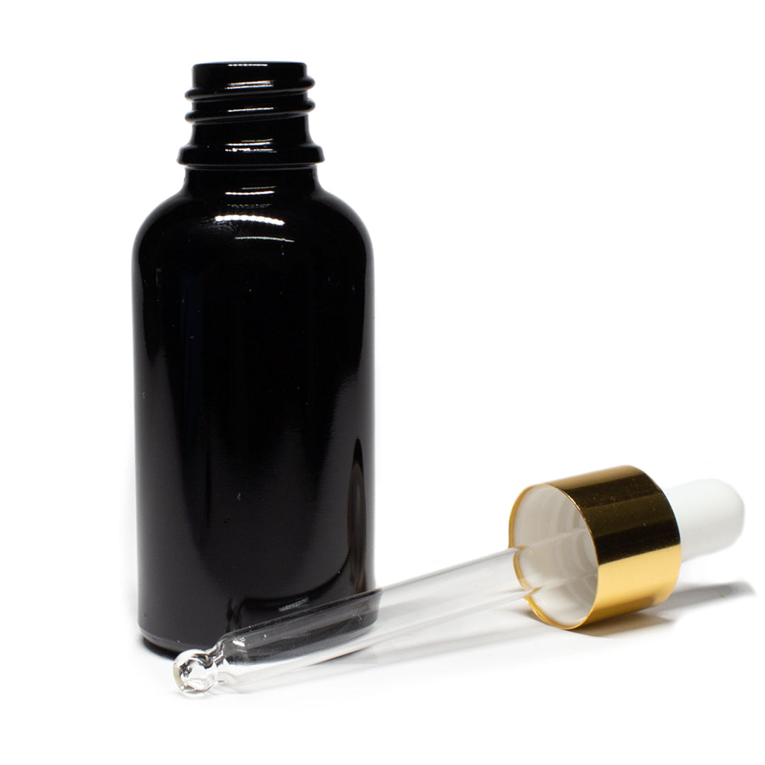 Frasco Negro 30ml con Bulbo