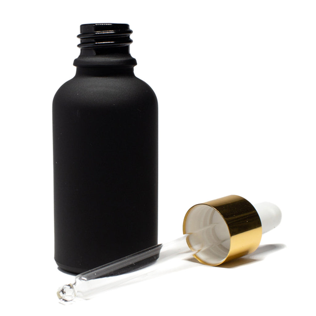 Frasco Negro Matizado 30ml con Bulbo
