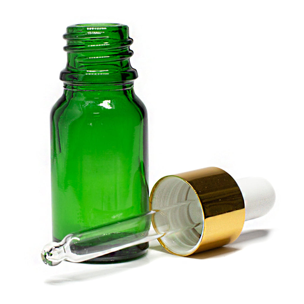Frasco Verde 10ml con Bulbo