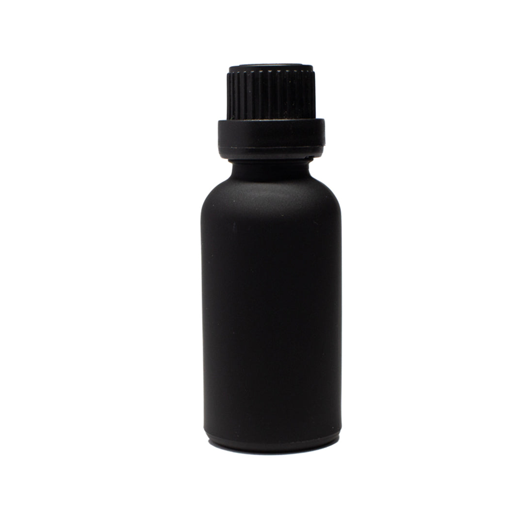 Frasco Negro  Matizado 50ml con Inserto