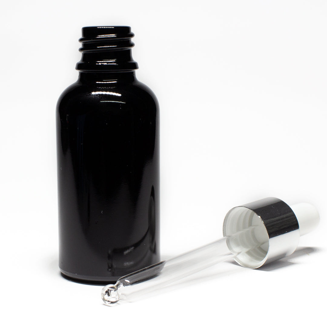 Frasco Negro 30ml con Bulbo