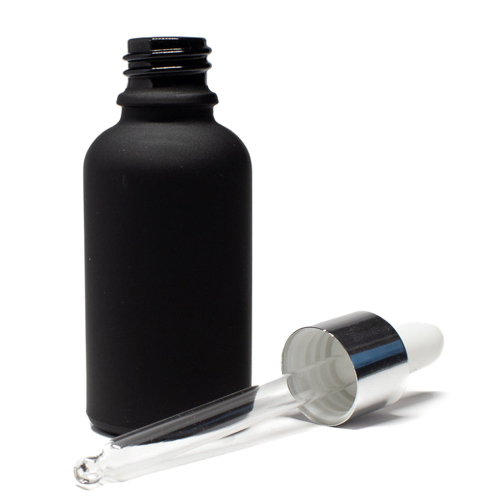 Frasco Negro Matizado 50ml con Bulbo