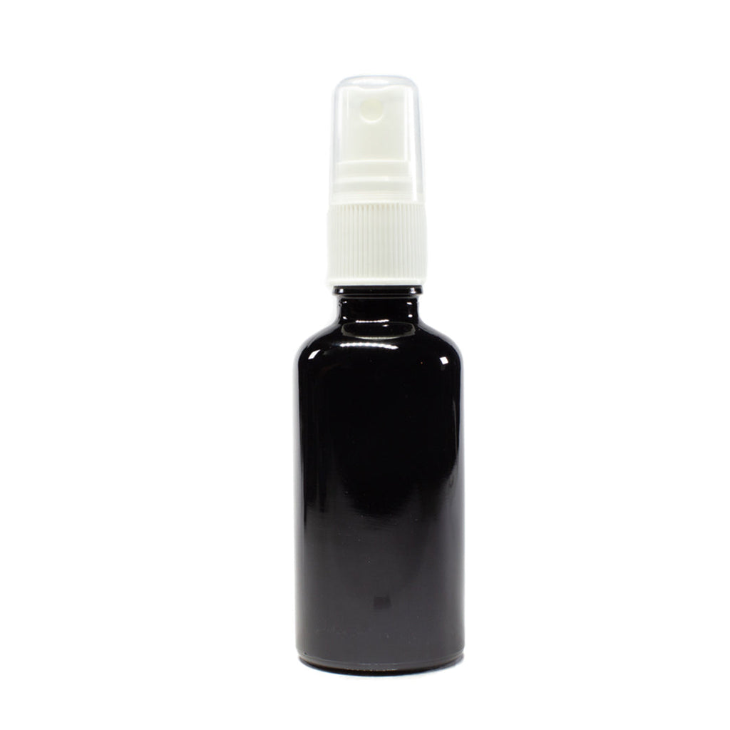 Frasco Negro 50ml con Atomizador