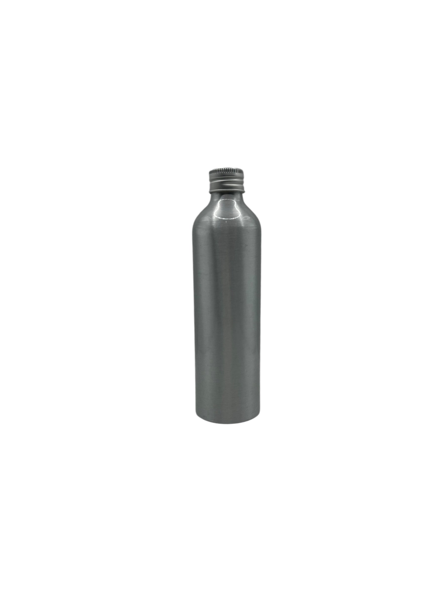 Envase de aluminio 250ML con tapa plana aluminio