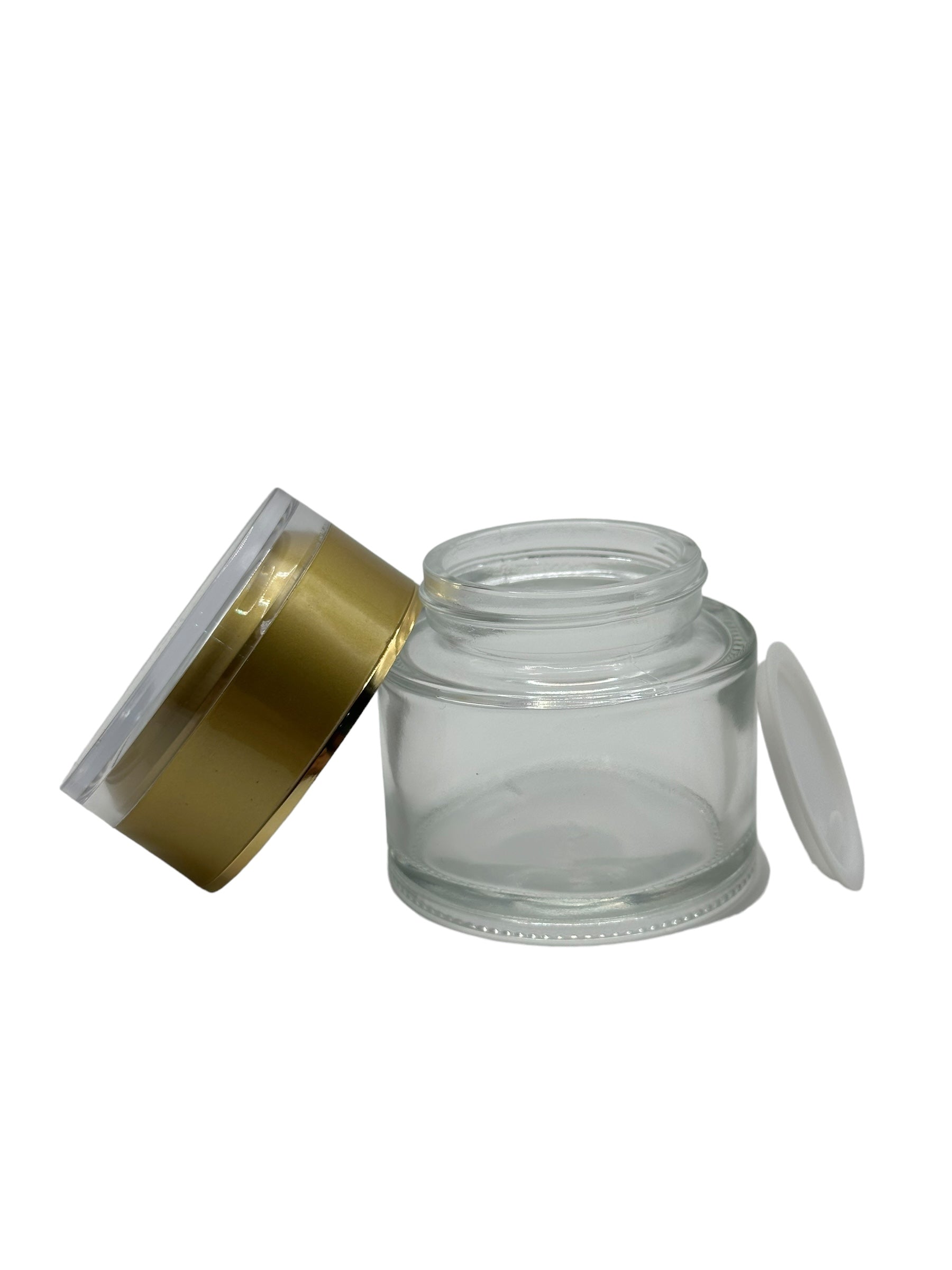 Pomadera de 2oz tapa dorada