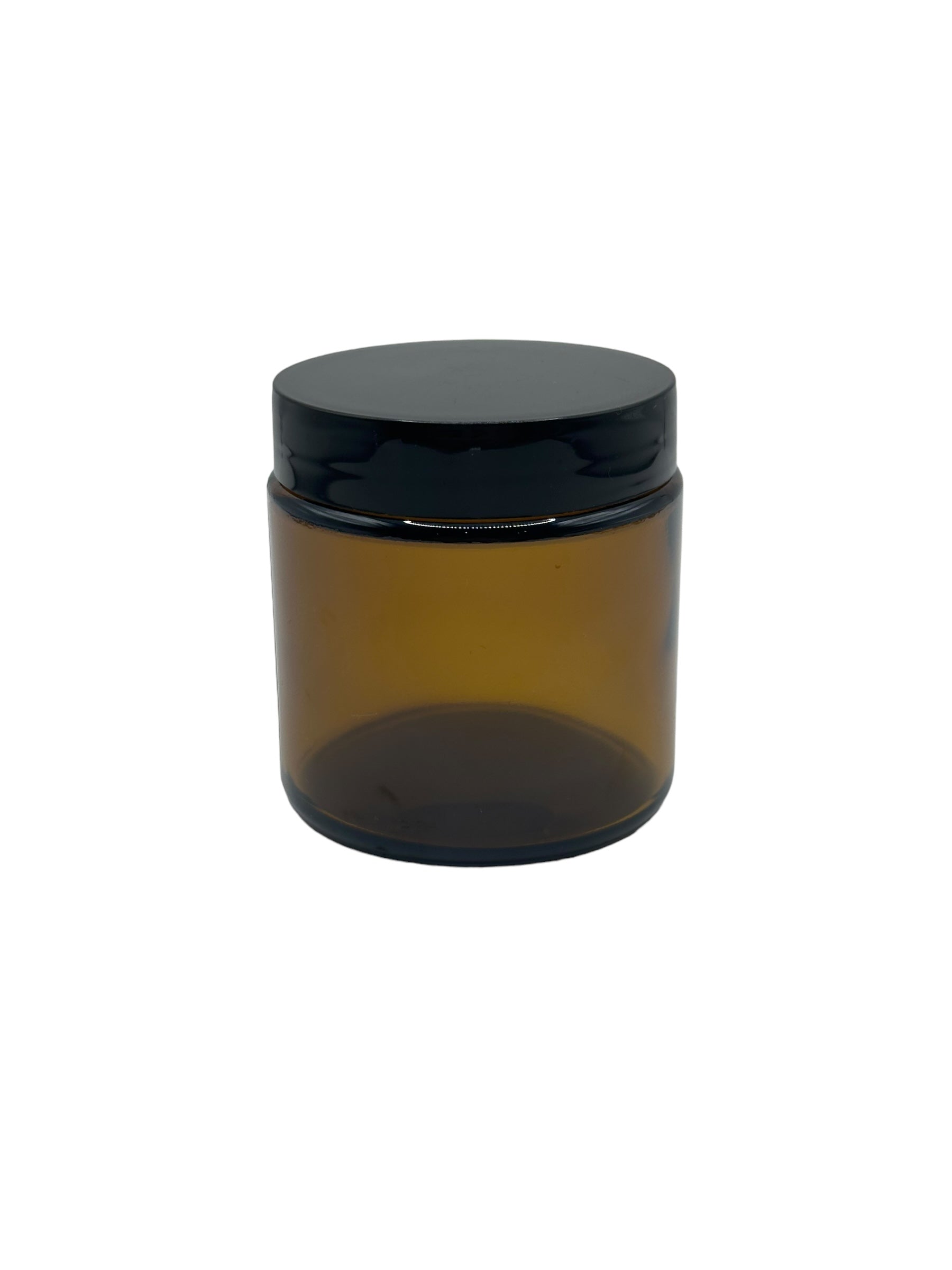 Tarro Ambar de 100ml con tapa negra